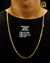 CONJUNTO BANHADO: CORRENTE + PULSEIRA PIASTRINE 4MM na internet