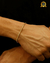 CONJUNTO BANHADO: CORRENTE + PULSEIRA CUBINHO 3MM - Gold Importts