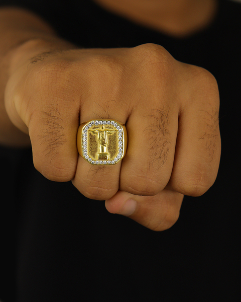 DEDEIRA: CRISTO REDENTOR COM BORDA CRAVEJADA