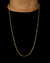 CONJUNTO: CORRENTE RABO DE RATO 2MM + PINGENTE FERRADURA COM CAVALO - Gold Importts