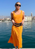 Vestido Super Midi Com Fenda