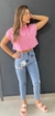 Camisa Cropped sem manga