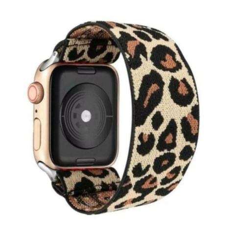 Pulseira Onça de Tecido Elastica