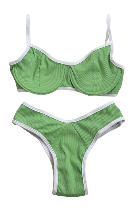 BIQUÍNI CANELADO VERDE CANDY