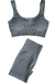CONJUNTO TOP E SHORT CINZA - BE SUN BEACHWEAR l Biquínis, Maiôs, Saídas, Fitness e Mais! 