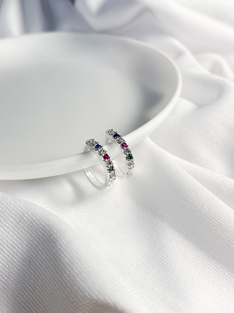 Argola Stonewall - Prata 925