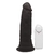 Pênis Com Vibrador e Ventosa 18cm x 4,7cm Preto Pietro - comprar online