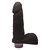 Pênis de Borracha Com Vibrador e Saco 16cm x 4cm Preto Argos na internet