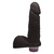 Pênis de Borracha Com Vibrador e Saco 16cm x 4cm Preto Argos - comprar online