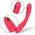 Vibrador Pênis Ponto G Sugador De Clitóris Vermelho Surprise Day - comprar online