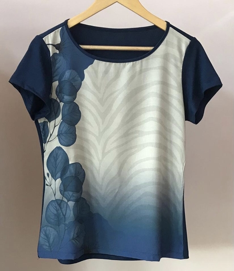 Blusa Viscolycra Decote Redondo