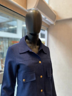 Jaqueta Crepe Texturizado - loja online