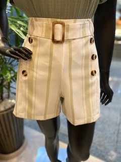 Short Crepe Listrado