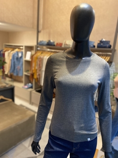 Blusa Gola Redonda Mg Longa - loja online