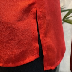Blusa Crepe Vermelha - Fino Look