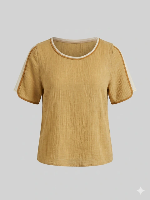 Blusa Lisa Caqui