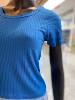 Blusa Cropped Canelado - comprar online