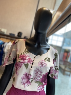 Imagem do Blusa Floral Botões