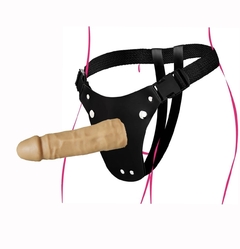 KIT CINTA + PRÓTESE PENIANA MACIÇA 16,5CM x 4CM - comprar online