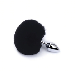 PLUG ANAL EM METAL 7CM - COM POMPOM COLORIDO na internet