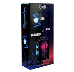 KIT DUO - GEL RETARDANTE MASCULINO E GEL ADSTRINGENTE FEMININO 25ML