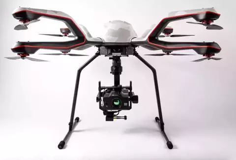 DRONE RADIOMÉTRICA COM CAMERA FLIR GIS-320 PARA DETECÇÃO DE GÁSES