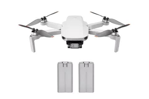 PACOTE DE DRONE DJI MINI 2 COM 2 BATERIAS EXTRAS