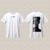 Remera colapinto "el destino estaba escrito" blanco en algodón - comprar online