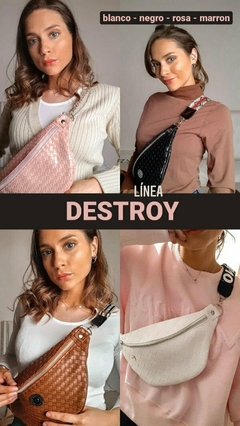Maxi Riñonera Destroy Black - comprar online