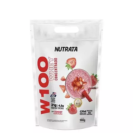 Whey Protein concentrado Nutrata - refil - 900G