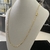 Corrente cadeado 2mm Banhada a ouro 18k