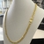 Corrente Grumet 6mm / Banhada a ouro 18k / Marcação 750