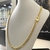 Corrente Grumet 8mm /Banhado a ouro 18k