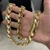 Corrente Friso S 16mm / Banhado a Ouro 18k - comprar online