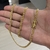 Corrente Friso Duplo 4mm / Banhado a Ouro 18k - comprar online