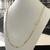 Corrente Tijolinho 2mm / Banhado a Ouro 18k