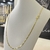 Corrente Piastrine 4mm / Banhado a Ouro 18k / Marcação 750