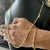 kit Corrente e Pulseira Cadeado 3mm Banhado A Ouro 18k na internet