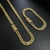 Kit Corrente e Pulseira Grumet 6mm Banhado a Ouro 18k