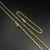 kit Corrente e Pulseira Cadeado 3mm Banhado A Ouro 18k