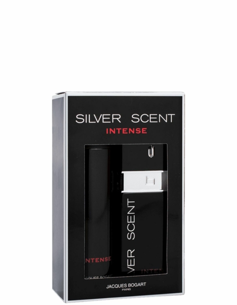 KIT Silver Scent Intense Jacques Bogart Masculino - Eau de Toilette 100ml + Desodorante 200ml