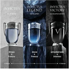 Invictus Paco Rabanne Eau de Toilette - Perfume Masculino 100ml - loja online