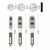 3 Escovas Profissionais Vazadas Térmica Cabelo Salão - comprar online