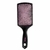 Escova Para Cabelo Profissional Ricca Raquete Almofadada Top Cor Preto - comprar online