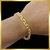 Pulseira banhado a ouro