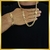 Pulseira grumet banhada a ouro