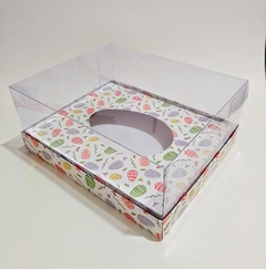 Kit 150 | Caixa para ovo de colher | CRIAMOS UMA ARTE PRA VOCÊ | Base e berço personalizado | 20x16x9cm - (cópia) - (cópia) - Páscoa