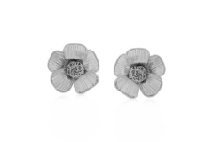 Brinco Flor Galega Banho de Prata - comprar online