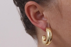 Argola 34MM Banho de Ouro. 18k - comprar online