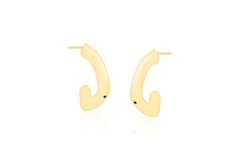 Argola Moderna Banho de Ouro 18K - comprar online